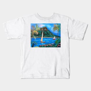 Aloha Diamond Head Kids T-Shirt